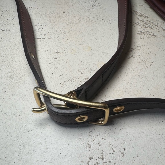 Coach Brown Leather Crossbody Bag - Picture 4 of 8